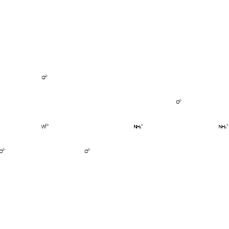 Ammonium tungstate التركيب الكيميائي