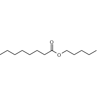 Amyl n-Octanoate التركيب الكيميائي