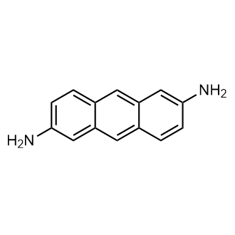 Anthracene-2,6-diamine 化学構造