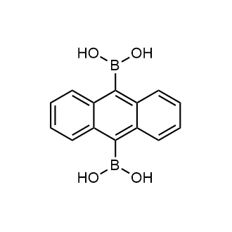 Anthracene-9,10-diyldiboronic acid Chemical Structure