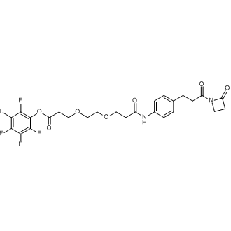 AZD-PEG2-PFP Chemical Structure