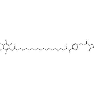 AZD-PEG5-PFP Chemical Structure