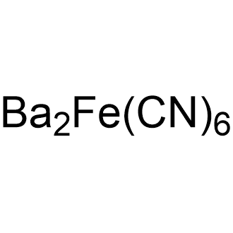 Barium hexacyanoferrate(II) 化学構造