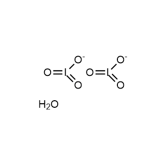 Barium iodate monohydrate 化学構造