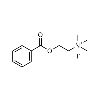 Benzoylcholine Iodide Chemische Struktur