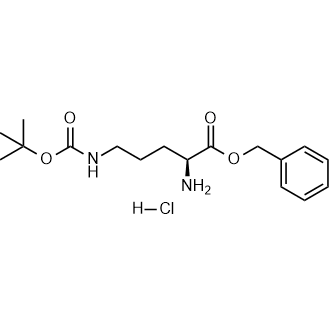 Benzyl (S)-2-amino-5-((tert-butoxycarbonyl)amino)pentanoate hydrochloride Chemical Structure