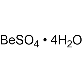 Beryllium sulfate tetrahydrate Chemische Struktur