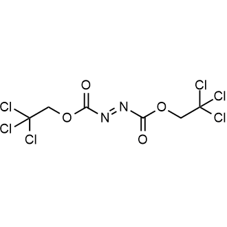 Bis(2,2,2-Trichloroethyl)azodicarboxylate Chemical Structure