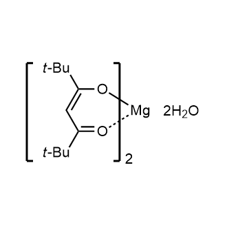 Bis(2,2,6,6-tetramethyl-3,5-heptanedionato)magnesium dihydrate Chemical Structure