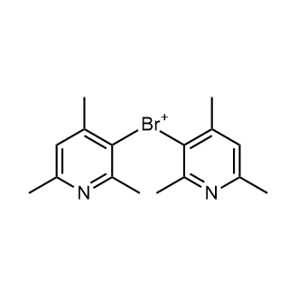 Bis(2,4,6-trimethylpyridin-3-yl)bromonium Chemical Structure