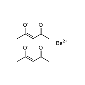 Bis(2,4-pentanedionato)beryllium التركيب الكيميائي