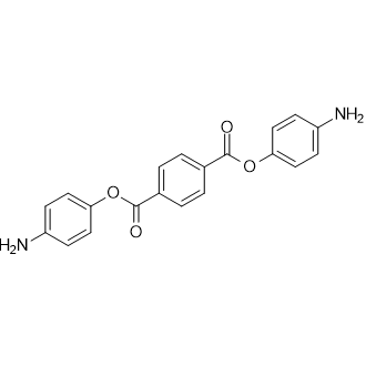 Bis(4-aminophenyl) terephthalate 化学構造