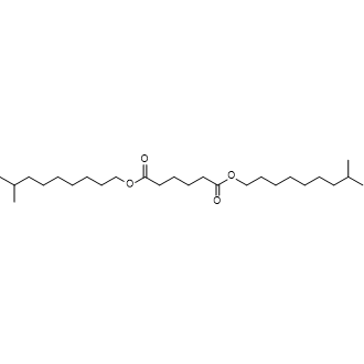 Bis(8-methylnonyl) adipate التركيب الكيميائي