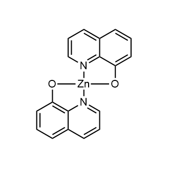 Bis(8-quinolinolato)zinc(II)Hydrate Chemical Structure