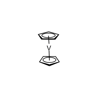 Bis(cyclopentadienyl)vanadium التركيب الكيميائي