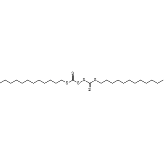 Bis(dodecylsulfanylthiocarbonyl) disulfide Chemical Structure