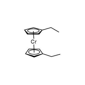 Bis(ethylcyclopentadienyl)chromium Chemische Struktur