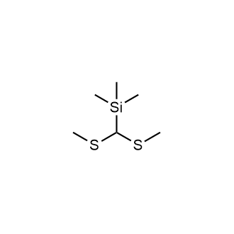 Bis(methylthio)(trimethylsilyl)methane Chemische Struktur