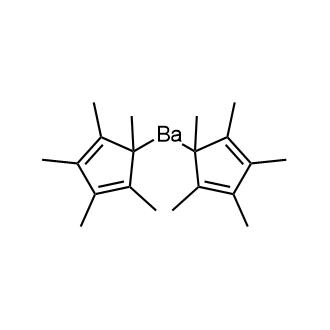 Bis(pentamethylcyclopentadienyl)barium التركيب الكيميائي