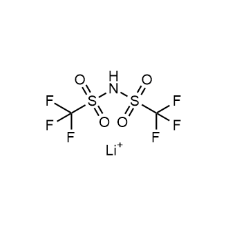 Bis(trifluoromethane)sulfonimide lithium salt Chemical Structure