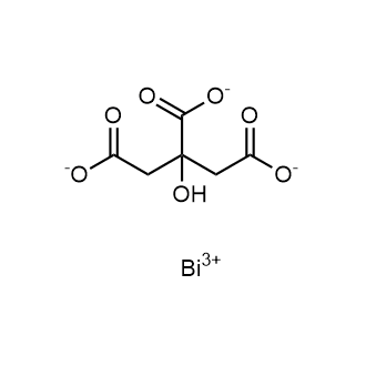 Bismuth(III) citrate,Bi,49-54% Chemische Struktur