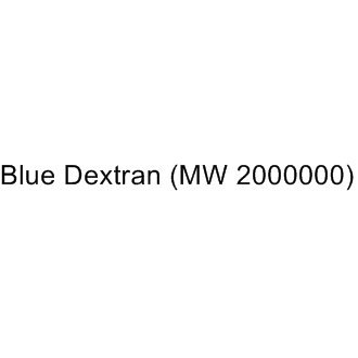 Blue Dextran (MW 2000000) Chemische Struktur