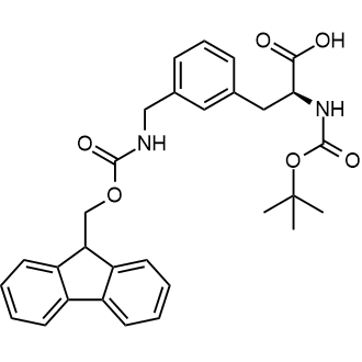 Boc-3-(Fmoc-aminomethyl)-L-phenylalanine Chemical Structure