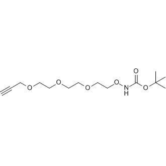 Boc-aminooxy-PEG3-propargyl Chemical Structure