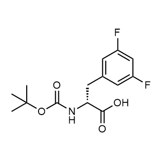 Boc-D-3,5-Difluorophenylalanine Chemical Structure