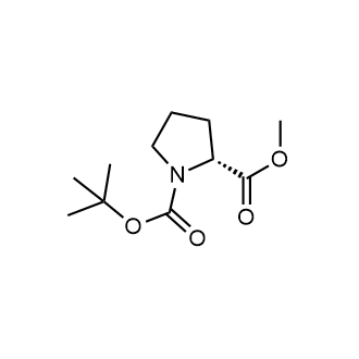 Boc-D-Pro-OMe 化学構造