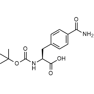 Boc-L-4-Carbamoylphe Chemical Structure