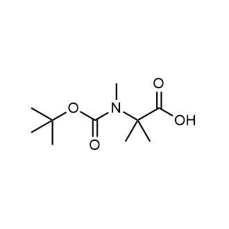 Boc-N-Me-Aib-OH Chemical Structure