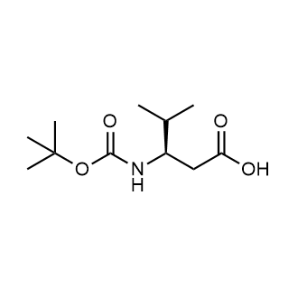 Boc-β-HoVal-OH Chemical Structure