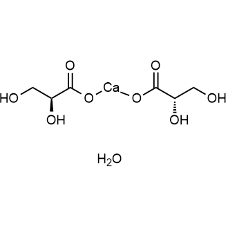 Calcium 2,3-dihydroxypropanoate dihydrate Chemical Structure