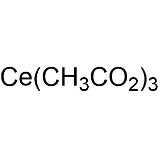 Cerium(III) acetate 化学構造