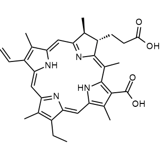 Chlorin e4 Chemische Struktur