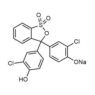 Chlorophenol Red (sodium) Chemische Struktur