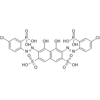 Chlorophosphonazo III 化学構造