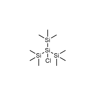 Chlorotris(trimethylsilyl)silane 化学構造