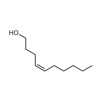 cis-4-Decen-1-ol 化学構造