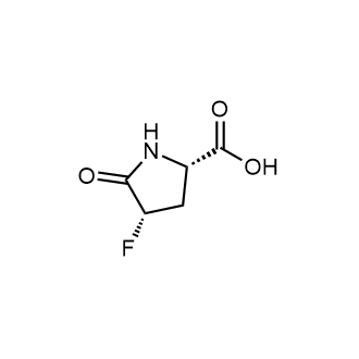 cis-4-Fluoro-5-oxopyrrolidine-2-carboxylic acid Chemical Structure