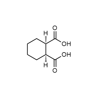 cis-Cyclohexane-1,2-dicarboxylic acid Chemische Struktur