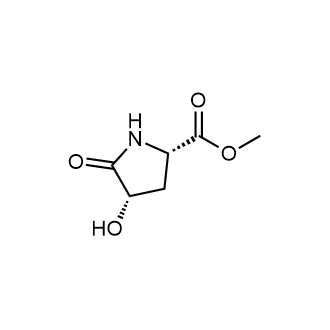 cis-Methyl 4-hydroxy-5-oxopyrrolidine-2-carboxylate 化学構造