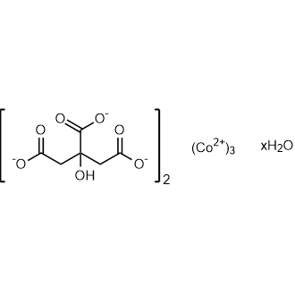 Cobalt(II)citrate hydrate Chemische Struktur