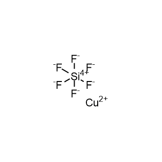 Copper hexafluorosilicate Chemische Struktur