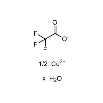 Copper(II) 2,2,2-trifluoroacetate hydrate Chemische Struktur