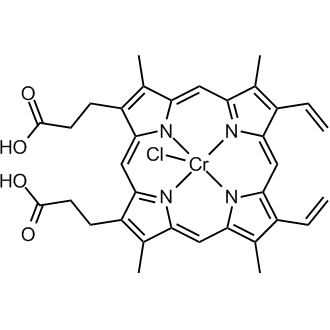 Cr(III) Protoporphyrin IX Chloride Chemical Structure