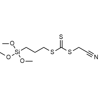 Cyanomethyl [3-(trimethoxysilyl)propyl] trithiocarbonate التركيب الكيميائي