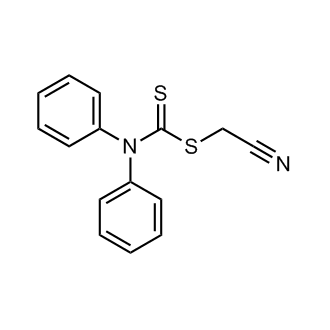 Cyanomethyl diphenylcarbamodithioate Chemical Structure