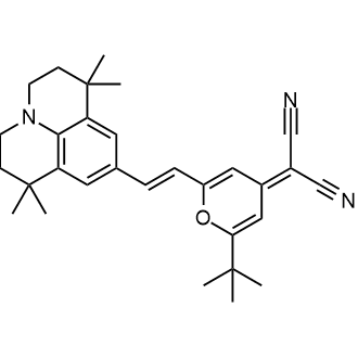 DCJTB Chemische Struktur